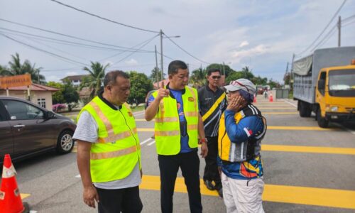 MELAKA PASANG LEBIH 100 ‘SPEED BREAKER’ TEBAL KURANGKAN RISIKO KEMALANGAN