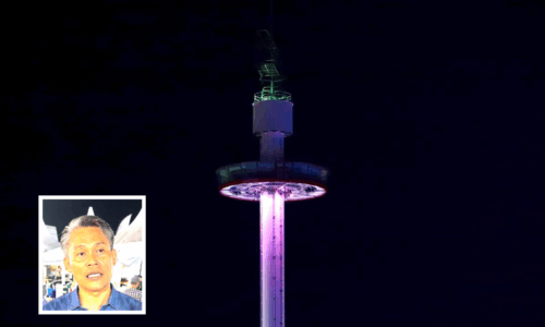 MENARA TAMING SARI PECAH REKOD PENGUNJUNG BILA LARUT MALAM