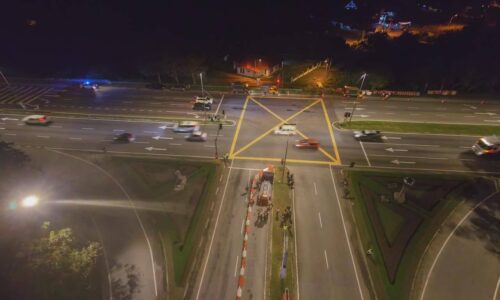TEMPOH PERCUBAAN ‘GO STRAIGHT’ DI PERSIMPANGAN HICOM PEGOH, JALAN TUN ABDUL RAZAK