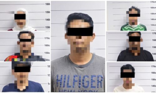 TUJUH DITAHAN BANTU SIASAT KES PERGADUHAN DI BEMBAN
