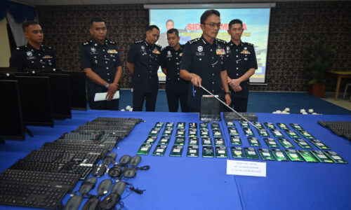 POLIS MELAKA TUMPASKAN SINDIKET ANTARABANGSA TAWAR PELABURAN SAHAM TIDAK WUJUD