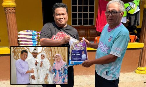 BERAS PERCUMA 100KG RINGAN BEBAN 1,000 PENGANTIN BAHARU TELOK MAS