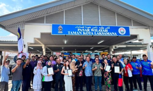 HAMPIR RM1 JUTA NAIK TARAF PASAR WILAYAH TAMAN KOTA LAKSAMANA