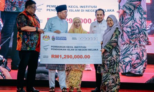 INSTITUSI PENDIDIKAN AGAMA MELAKA TERIMA PERUNTUKAN PENYELENGGARAAN RM1.29 JUTA