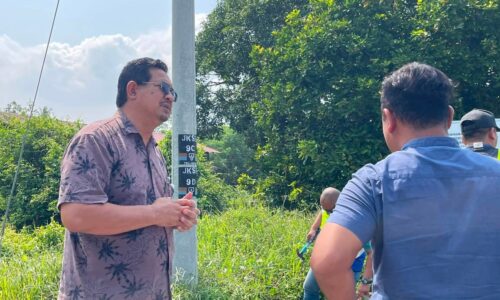 LAMPU SOLAR TERANGI LOKASI GELAP DUN KUALA LINGGI