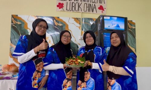 WANITA CERIA LUBOK CHINA CIPTA TART NASI LEMAK, KUIH LOPES