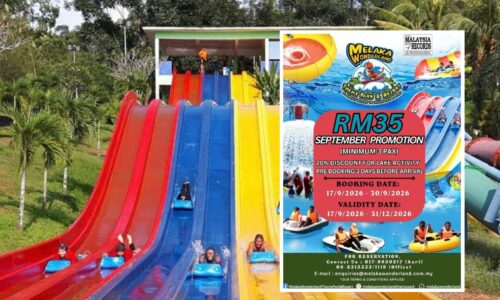 HANYA RM35, JOM MANDI-MANDA DI MELAKA WONDERLAND