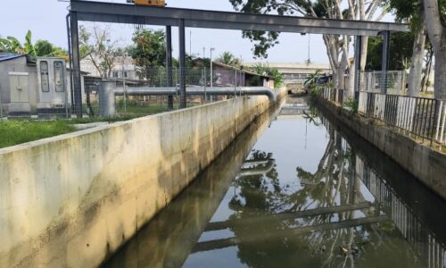 MBMB BINA PARIT MONSUN, ‘FLAP GATE’ ATASI BANJIR KAMPUNG PULAU KELAPA