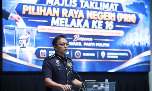 PRN MELAKA: CCTV, DRON BANTU POLIS PANTAU KESELAMATAN