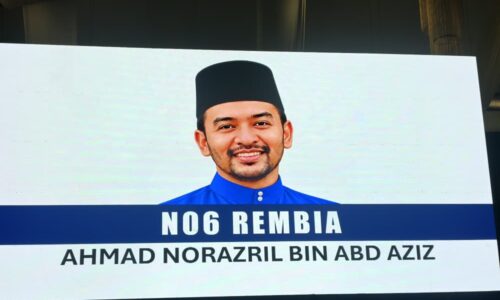 PRN MELAKA: AHMAD NORAZRIL CALON BN DUN REMBIA