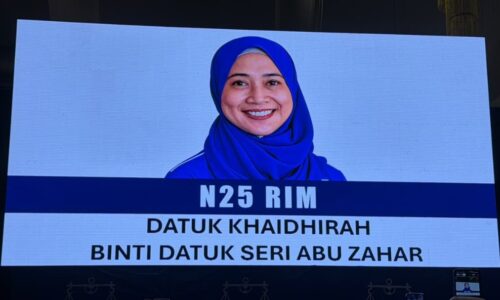 PRN MELAKA: KHAIDHIRAH KEMBALI DIBERI KEPERCAYAAN TANDINGI DUN RIM